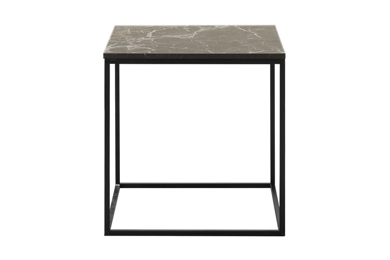 Ajmit Sidobord 50x52 cm Svart, Hanah Home