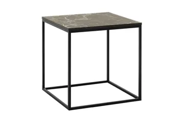 Ajmit Sidobord 50x52 cm Svart - Hanah Home - Möbler - Vardagsrum - Soffbord & vardagsrumsbord - Sidobord & lampbord