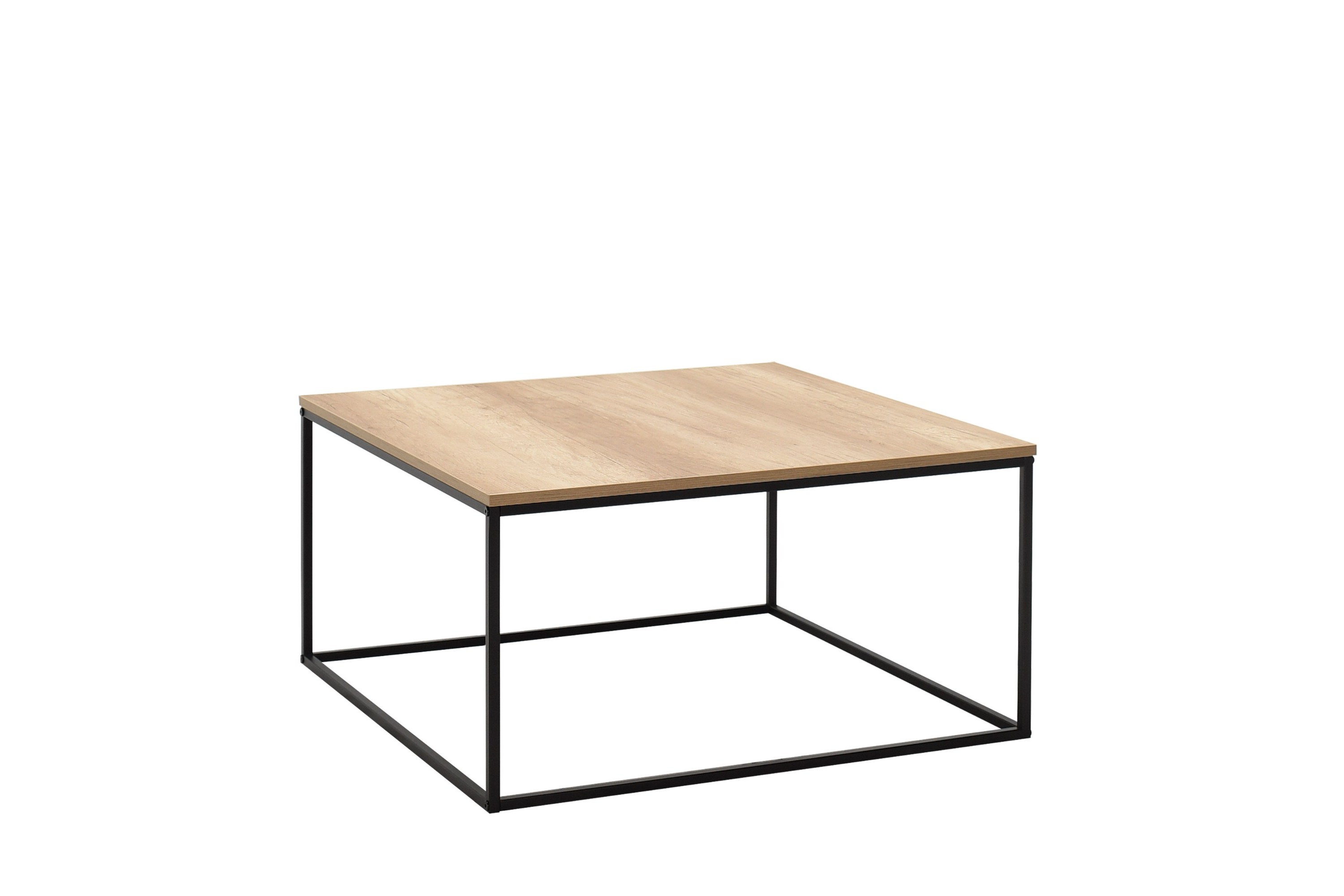 ajmit soffbord 80x80 cm brun/svart -