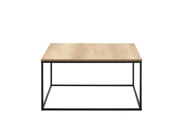 Ajmit Soffbord 80x80 cm Brun/Svart - Hanah Home - Möbler - Vardagsrum - Soffbord & vardagsrumsbord - Soffbord