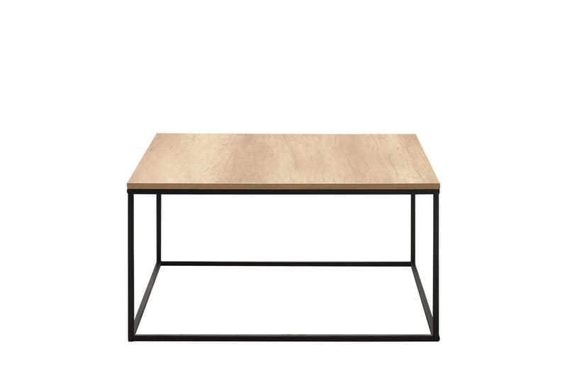 Ajmit Soffbord 80x80 cm Brun/Svart - Hanah Home - Möbler - Vardagsrum - Soffbord & vardagsrumsbord - Soffbord