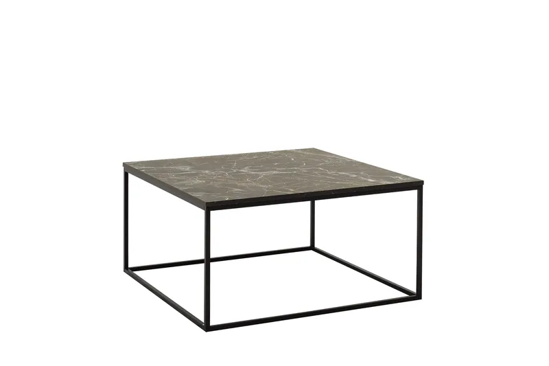 Ajmit Soffbord 80x80 cm Svart - Hanah Home - Möbler - Vardagsrum - Soffbord & vardagsrumsbord - Soffbord