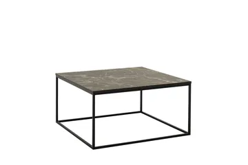 Ajmit Soffbord 80x80 cm Svart - Hanah Home - Möbler - Vardagsrum - Soffbord & vardagsrumsbord - Soffbord