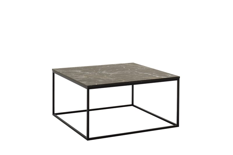 Ajmit Soffbord 80x80 cm Svart - Hanah Home - Möbler - Vardagsrum - Soffbord & vardagsrumsbord - Soffbord