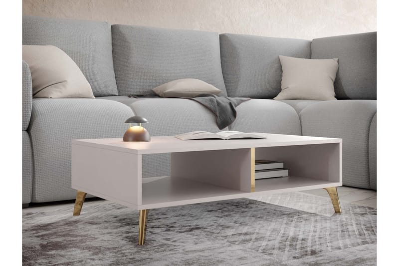 Akihiko Soffbord 100 cm - Cashmere - Möbler - Vardagsrum - Soffbord & vardagsrumsbord - Soffbord