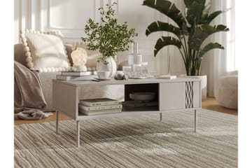 Akiko Soffbord 110 cm - Beige - Möbler - Vardagsrum - Soffbord & vardagsrumsbord - Soffbord
