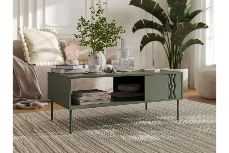 Akiko Soffbord 110 cm - Grön - Möbler - Vardagsrum - Soffbord & vardagsrumsbord - Soffbord