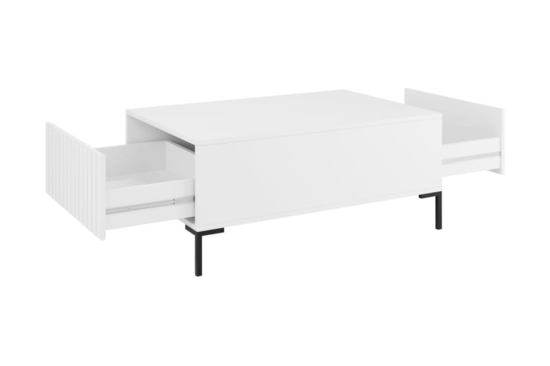 Akiya Soffbord 105 cm - Vit - Möbler - Vardagsrum - Soffbord & vardagsrumsbord - Soffbord