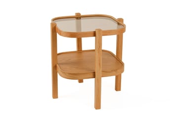 Alaswa Satsbord (2 delar) 50x60x50 cm - Ek - Möbler - Vardagsrum - Soffbord & vardagsrumsbord - Satsbord