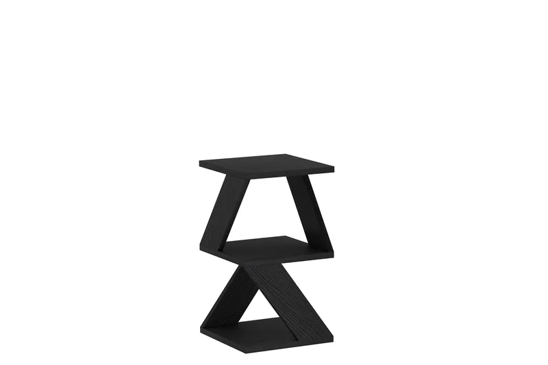 Albeni Sidobord 29,6 cm, Svart/Natur