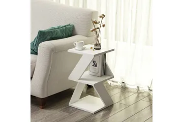 Albeni Sidobord 30 cm - Vit - Möbler - Vardagsrum - Soffbord & vardagsrumsbord - Brickbord