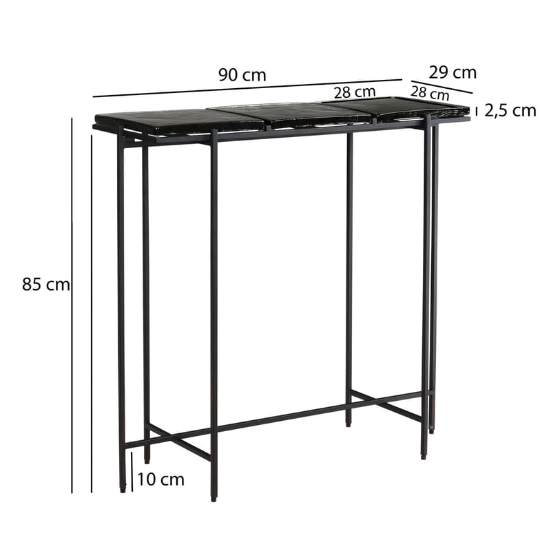 Alena Konsolbord 90 cm - Svart - Möbler - Vardagsrum - Soffbord & vardagsrumsbord - Avlastningsbord & konsolbord