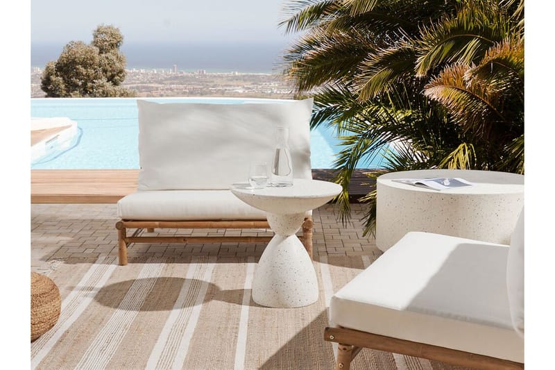 Alezio Soffbord 50 cm Rund - Vit - Möbler - Vardagsrum - Soffbord & vardagsrumsbord - Soffbord