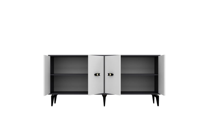 Algeria Konsollbord 180 cm - Antracit/Vit - Möbler - Vardagsrum - Soffbord & vardagsrumsbord - Avlastningsbord & konsolbord