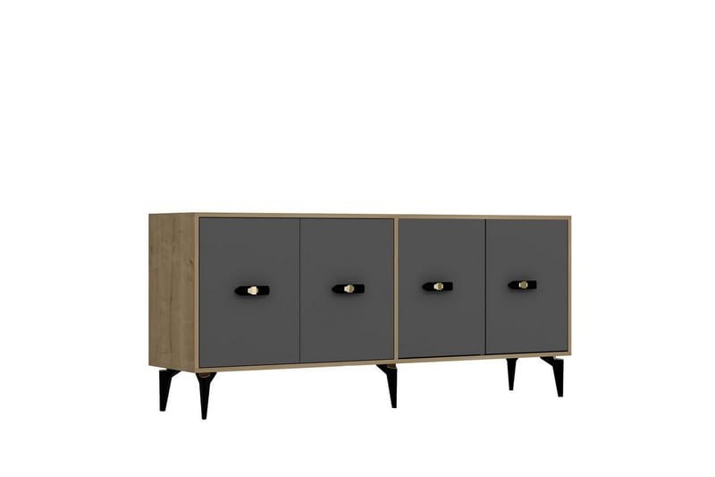 Algeria Konsollbord 180 cm - Ek/Antracit - Möbler - Vardagsrum - Soffbord & vardagsrumsbord - Avlastningsbord & konsolbord