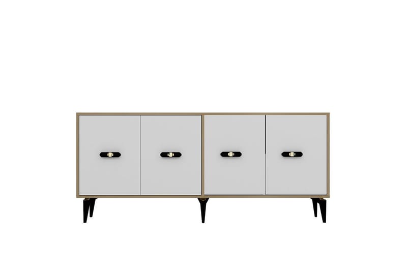 Algeria Konsollbord 180 cm - Ek/Vit - Möbler - Vardagsrum - Soffbord & vardagsrumsbord - Avlastningsbord & konsolbord