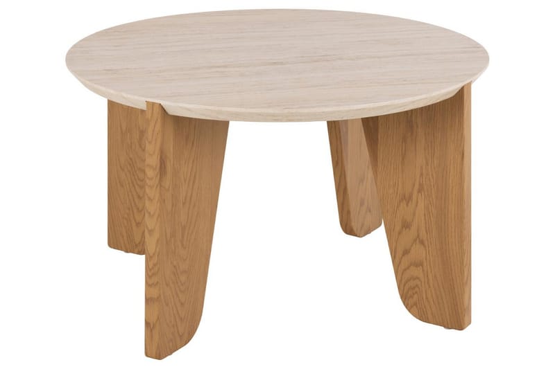 Alkha Soffbord 80 cm - Beige - Möbler - Vardagsrum - Soffbord & vardagsrumsbord - Soffbord