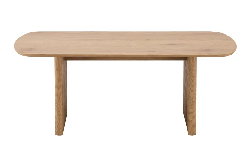 Alma Soffbord Rektangulär 120 cm i trä - Ek - Möbler - Vardagsrum - Soffbord & vardagsrumsbord - Soffbord