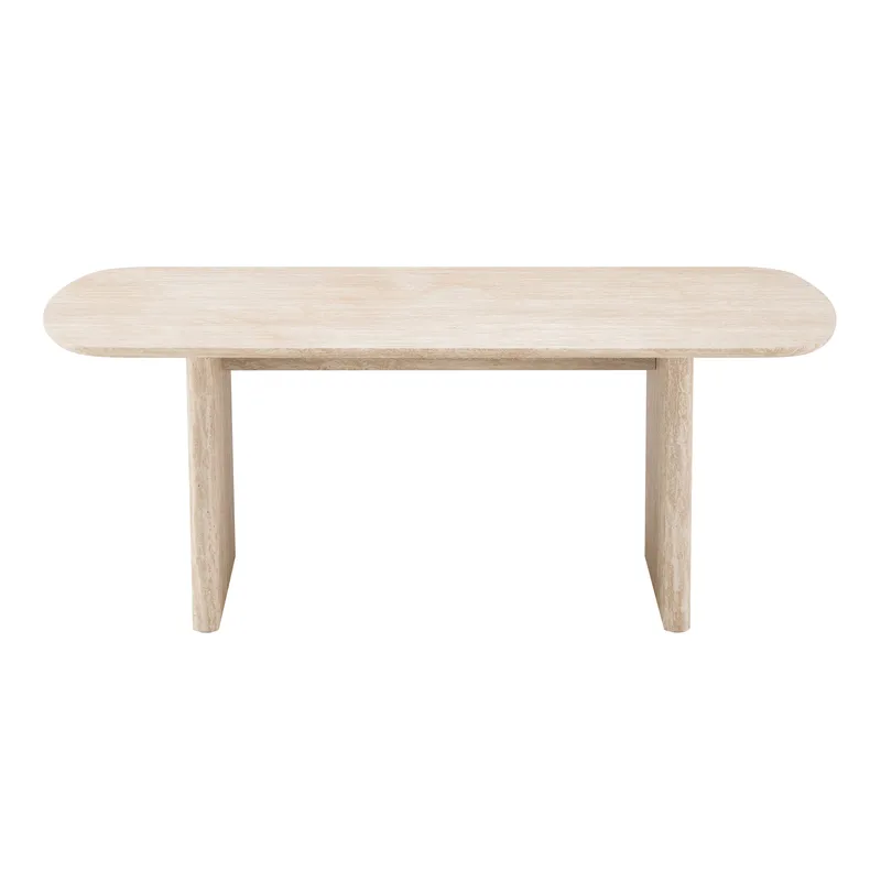 Alma Soffbord Rektangulär 120 cm i trä - Travertin - Möbler - Vardagsrum - Soffbord & vardagsrumsbord - Soffbord