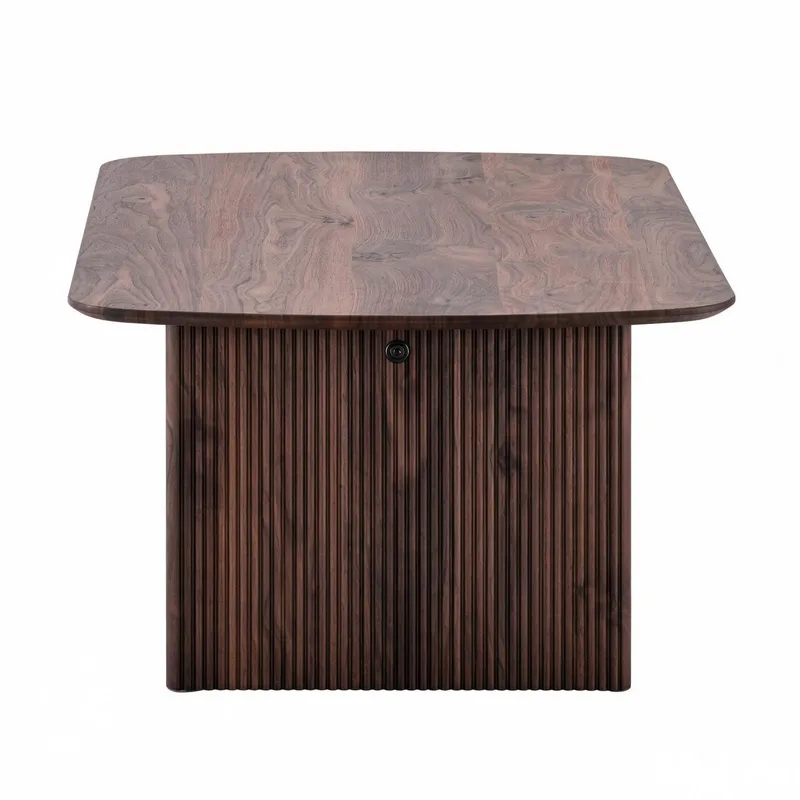 Alma Soffbord Rektangulär 120 cm i trä - Valnöt - Möbler - Vardagsrum - Soffbord & vardagsrumsbord - Soffbord