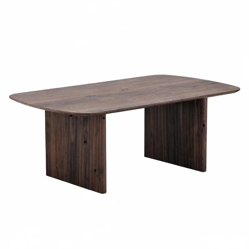 Alma Soffbord Rektangulär 120 cm i trä, Valnöt