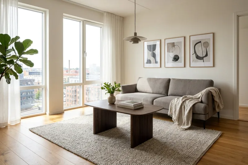 Alma Soffbord Rektangulär 120 cm i trä - Valnöt - Möbler - Vardagsrum - Soffbord & vardagsrumsbord - Soffbord