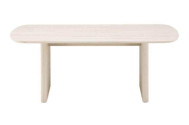 Alma Soffbord Rektangulär 120 cm i trä - Vitlaserad ek - Möbler - Vardagsrum - Soffbord & vardagsrumsbord - Soffbord
