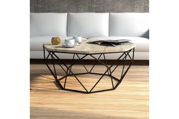 Almasi Soffbord 90 cm - Beige - Möbler - Vardagsrum - Soffbord & vardagsrumsbord - Soffbord