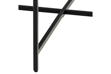 Almina Runt Soffbord 70 cm i Marmor med Metallunderrede - Svart - Möbler - Vardagsrum - Soffbord & vardagsrumsbord - Soffbord