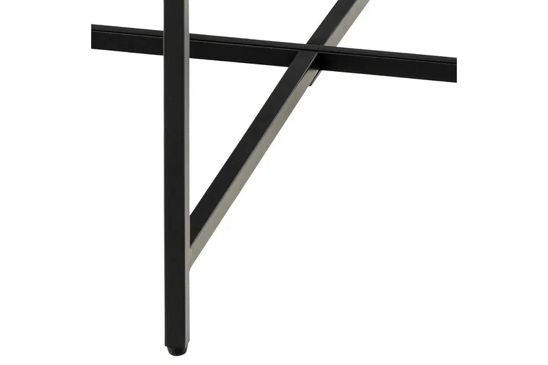 Almina Runt Soffbord 70 cm i Marmor med Metallunderrede - Svart - Möbler - Vardagsrum - Soffbord & vardagsrumsbord - Soffbord