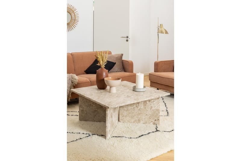 Alruba Soffbord 90 cm - Brun - Möbler - Vardagsrum - Soffbord & vardagsrumsbord - Soffbord