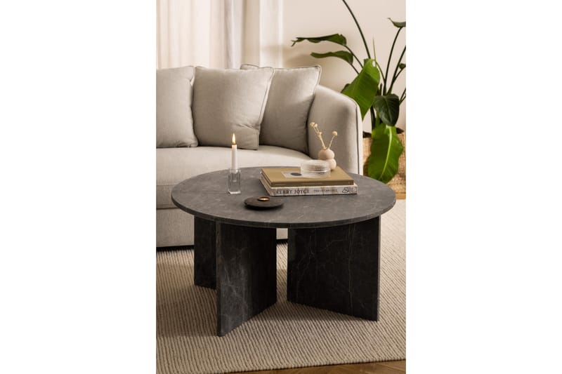 Alruba Soffbord 90 cm - Brun - Möbler - Vardagsrum - Soffbord & vardagsrumsbord - Soffbord