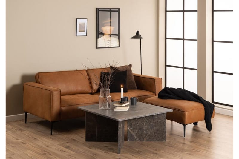 Alruba Soffbord 90 cm - Brun - Möbler - Vardagsrum - Soffbord & vardagsrumsbord - Soffbord