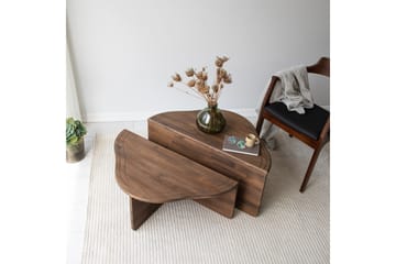 Altopiano Soffbord 90 cm - Valnöt - Möbler - Vardagsrum - Soffbord & vardagsrumsbord - Satsbord