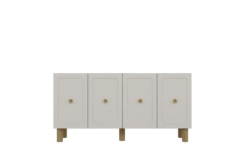 Amarinda Konsollbord 150 cm - Mediumfärgat trä/Vit - Möbler - Vardagsrum - Soffbord & vardagsrumsbord - Avlastningsbord & konsolbord