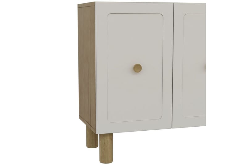 Amarinda Konsollbord 150 cm - Mediumfärgat trä/Vit - Möbler - Vardagsrum - Soffbord & vardagsrumsbord - Avlastningsbord & konsolbord