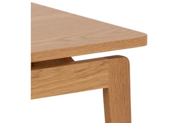 Amasi 80 cm Kvadratiskt Soffbord med Svävande Bordsskiva i Ek - Brun - Möbler - Vardagsrum - Soffbord & vardagsrumsbord - Soffbord