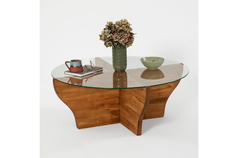 Amphora Soffbord 92 cm - Brun - Möbler - Vardagsrum - Soffbord & vardagsrumsbord - Soffbord