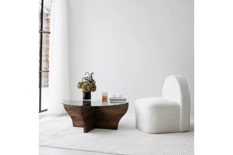 Amphora Soffbord 92 cm Brun - Hanah Home - Möbler - Vardagsrum - Soffbord & vardagsrumsbord - Soffbord