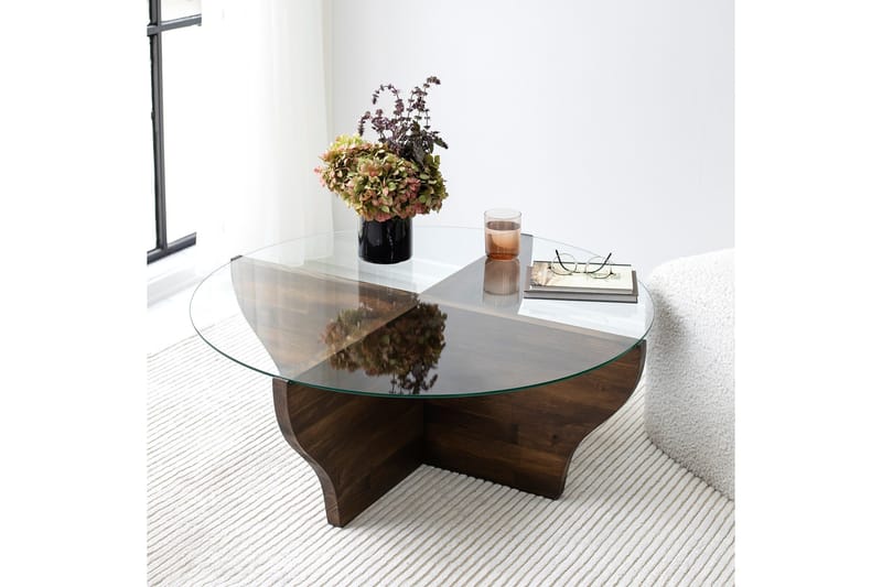 Amphora Soffbord 92 cm Brun - Hanah Home - Möbler - Vardagsrum - Soffbord & vardagsrumsbord - Soffbord