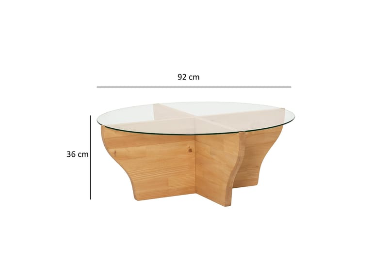 Amphora Soffbord 92 cm - Teak - Möbler - Vardagsrum - Soffbord & vardagsrumsbord - Soffbord