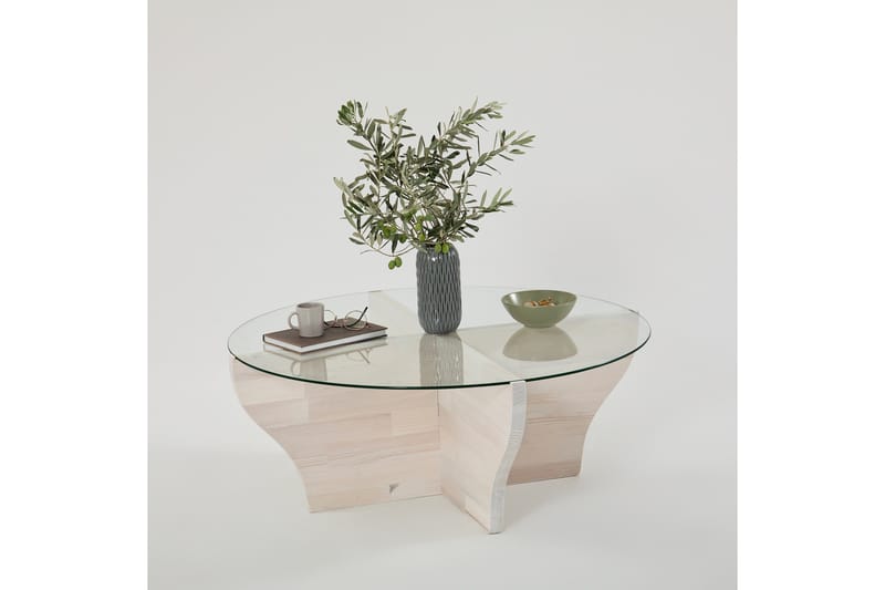 Amphora Soffbord 92 cm - Vit - Möbler - Vardagsrum - Soffbord & vardagsrumsbord - Soffbord