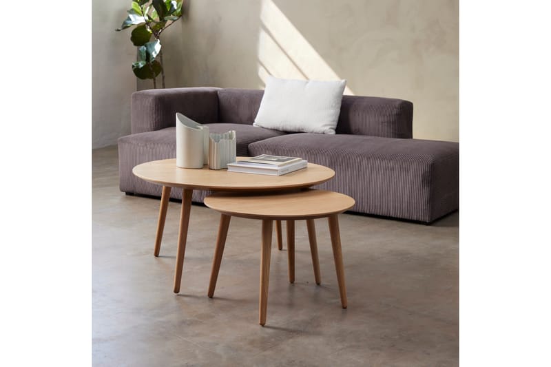 Anju Soffbord 88 cm - Beige - Möbler - Vardagsrum - Soffbord & vardagsrumsbord - Satsbord