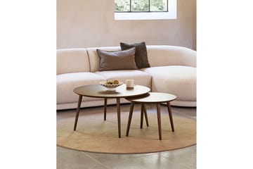 Anju Soffbord 88 cm - Brun - Möbler - Vardagsrum - Soffbord & vardagsrumsbord - Satsbord