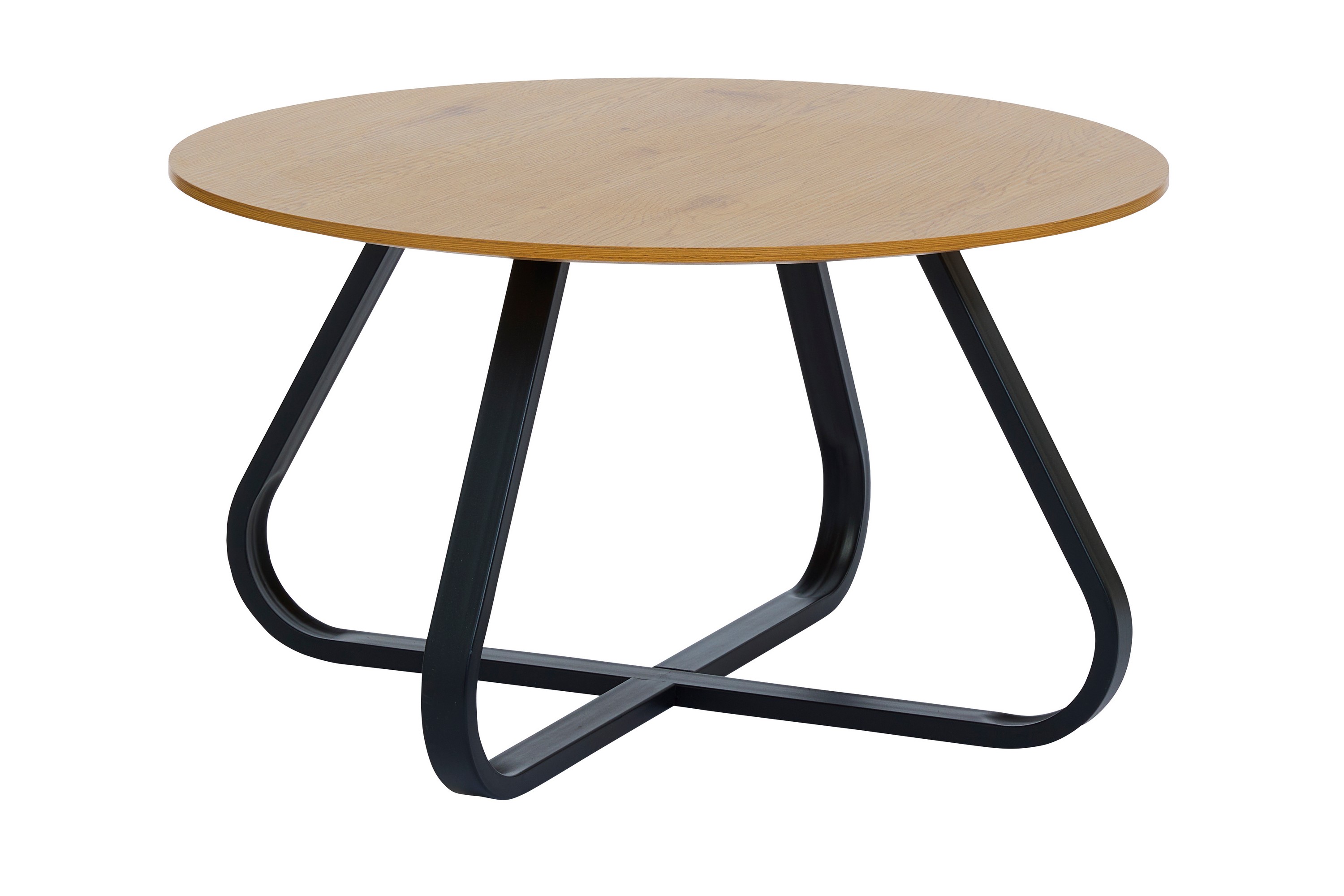 ankit soffbord 80 cm - svart/beige