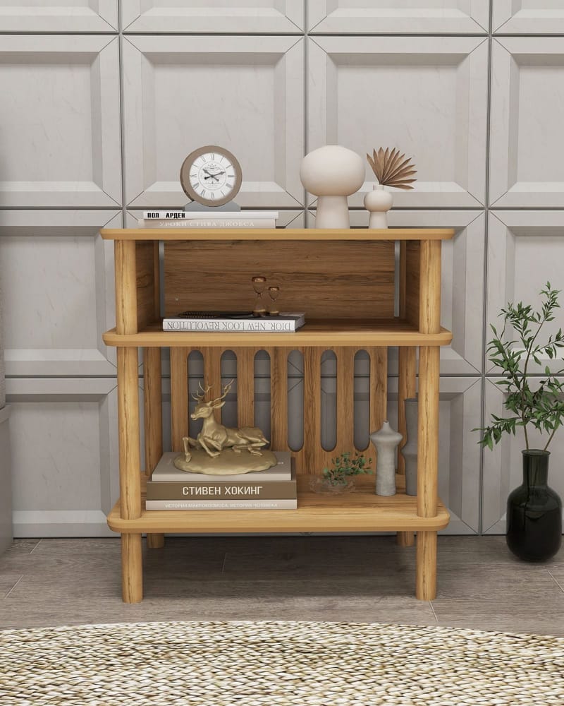 Antigua Sidobord 58 cm - Ek - Möbler - Vardagsrum - Soffbord & vardagsrumsbord - Brickbord