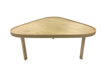 Arioch 95 cm Kvadratiskt Soffbord med Rundade Hörn i Ek - Brun - Möbler - Vardagsrum - Soffbord & vardagsrumsbord - Soffbord