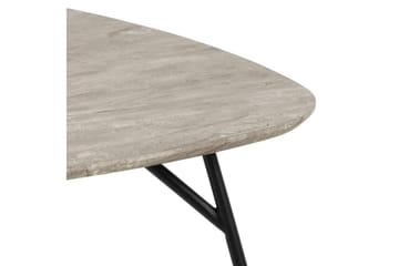 Arwina Kvadratiskt Soffbord 90 cm i Marmor med Metallben - Grå - Möbler - Vardagsrum - Soffbord & vardagsrumsbord - Soffbord