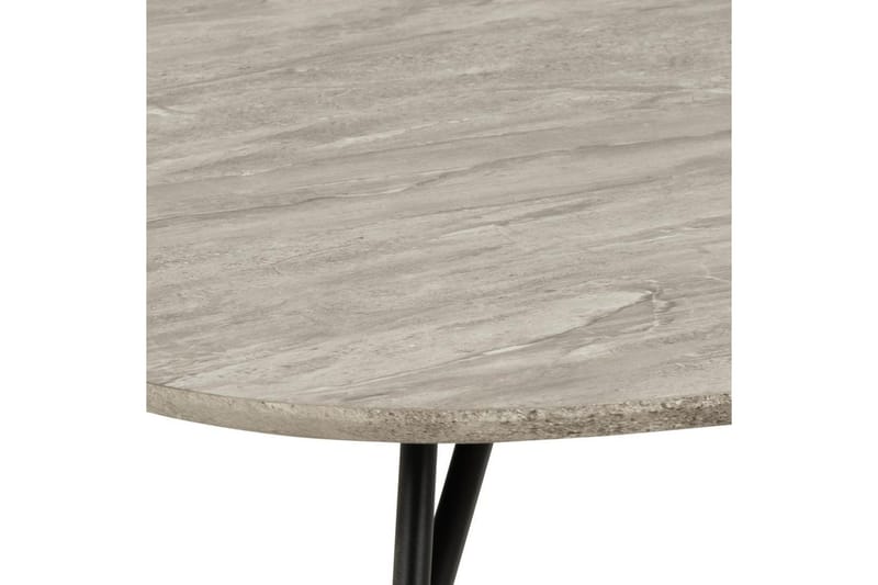 Arwina Kvadratiskt Soffbord 90 cm i Marmor med Metallben - Grå - Möbler - Vardagsrum - Soffbord & vardagsrumsbord - Soffbord