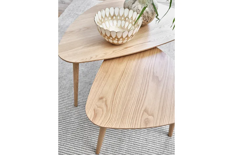 Asiya Soffbord 70 cm - Beige - Möbler - Vardagsrum - Soffbord & vardagsrumsbord - Satsbord
